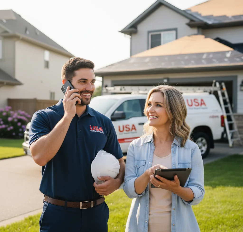 USA Roof Repair Experts customer support in Ipswich